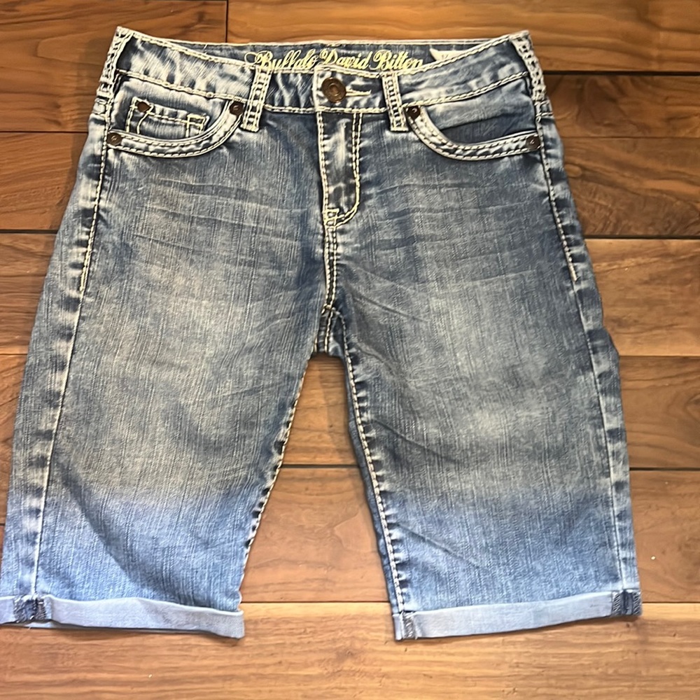 Vintage Buffalo David Bitton Perez Bermuda Denim Shorts Sz 26